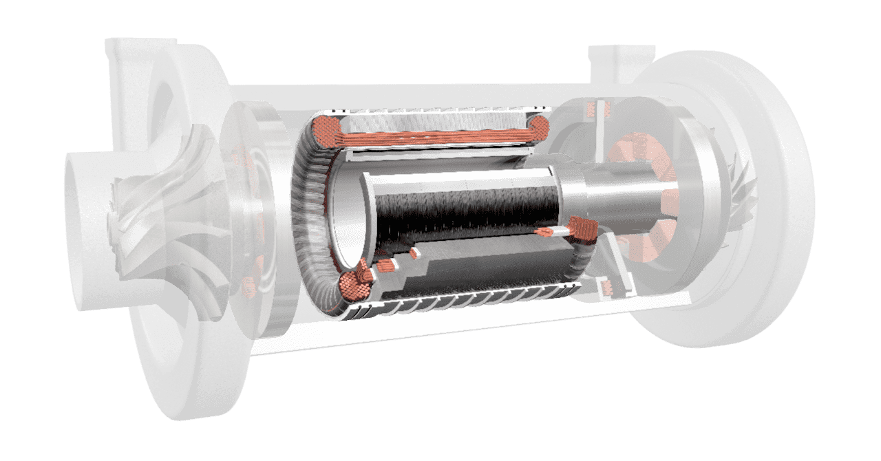 e+a USA Hi-Speed, Hi-Power Motor Elements for Turbomachinery